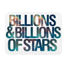 Milliards et milliards d'étoiles magnets rectangulaires
