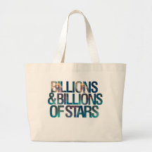 Milliards et milliards d'étoiles sac fourre-tout