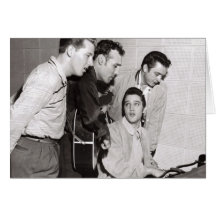 Million Dollar-Quartett-Foto Karte