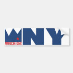MIMS Autoaufkleber - amerikanischer König von N.Y.