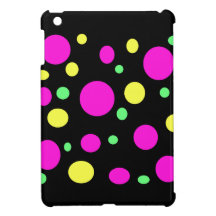 Mini cas d'ipad coloré de cercle