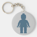 Minifig [grand bleu marine] customisent par mon Mi Porte-clefs