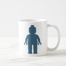 Minifig [großes Marine-Blau] fertigen vorbei mein  Kaffee Tasse