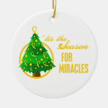 Miracles de Noël de Cancer d'enfance Ornements