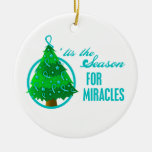 Miracles de Noël de Cancer ovarien Décoration Pour Sapin De Noël