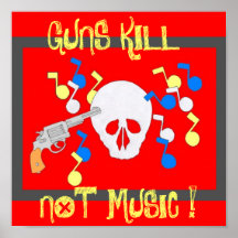 Mise à mort d'armes à feu poster