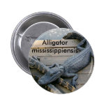 Mississipi-Alligatorknopf Button