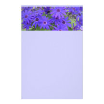 Mit Blumenstationäres Druckpapiere