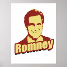 MITT ROMNEY-Propaganda-Plakat