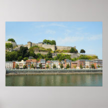 Mittelalterliche Zitadelle des Panoramablicks in N Plakatdruck