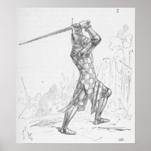 Mittelalterlicher Ritter Poster