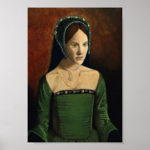 Mittelalterliches Mädchen II Poster