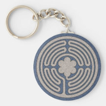 Mittelalterliches Neolabyrinth Keychain Schlüsselanhänger