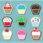 Cupcakes Magnete