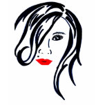 Mode-Illustrations-Gesicht t-shirts