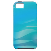 Modèle turquoise d'abrégé sur eau bleue iPhone 5 case