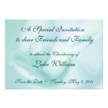 Modèles de baptême de baptême d'invitations