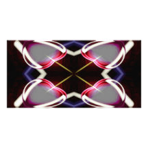 Moderne abstrakte Kunst Digital Individuelle Photo Karte