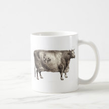 Mon bovin d'animal familier (Taureau ou vache) Tasse