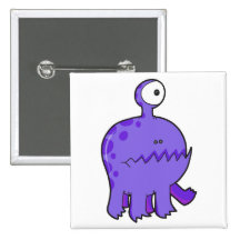 mon pourpre de monstre de cyclopes d'animal famili badges