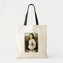 Mona Lisa - altes Englisch 3 Einkaufstasche