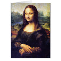 Mona Lisa, Leonardo da Vinci Cartes De Vœux