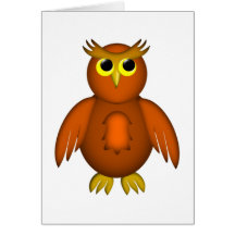 Mondeule Eule moon owl Karte
