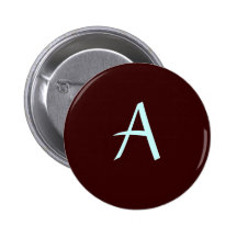Monogramm-Knopf Anstecknadel
