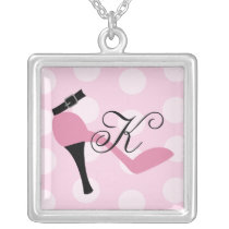 Monogramm-rosa Schuh