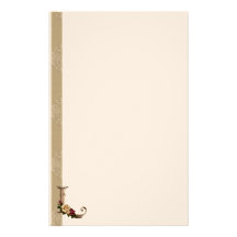Monogramm stationäres L Büropapier