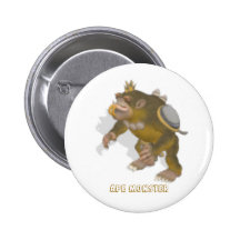 Monstre de singe badges avec agrafe
