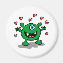 Monstre Love Magnets Pour Réfrigérateur