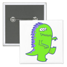 monstre observé de Dino du vert trois Badges