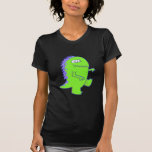 monstre observé de Dino du vert trois T-shirt