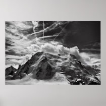 Mont Blanc du Tacul gesehen vom Aiguille DU