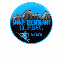 Mont Tremblant Quebec blauer Ski Hoodie