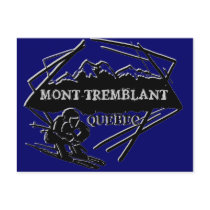 Mont Tremblant Quebec Ski-Logopostkarte