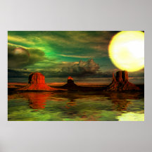 Monument Valley-1-brush-stroke Posterdrucke