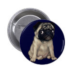 Mops-Hundeknopf Anstecknadelbuttons