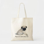Mops-Welpen-Taschen-Tasche