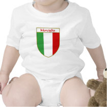 Morciglio italienisches Flaggen-Schild t-shirts