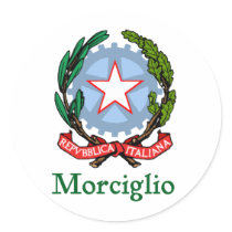 Morciglio Rrpublic von Italien aufkleber