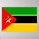 Mosambik-Flagge Posterdrucke