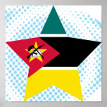 Mosambik-Stern Poster