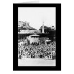 Moslem-Anbetung am Mekka Arabien im Jahre 1885 Karte