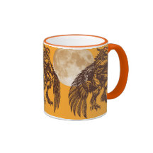 Mothman Karamell-Mond Tee Haferl