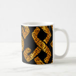 Motif celtique de tigre d'armure tasse à café