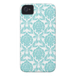 Motif de damassé d'Aqua Coque iPhone 4