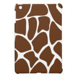 Motif d'impression de girafe dans Brown foncé coques mini ipad