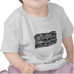 T-shirts en noir et blanc